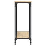 vidaXL Table console chêne sonoma 101x30 5x75 cm bois d'ingénierie