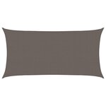 vidaXL Parasol en PEHD rectangulaire 2x4 m Anthracite