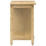 vidaXL Coiffeuse Corona 110x47x75 cm bois de pin massif