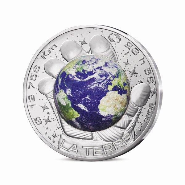 L'Odyssée Spatiale avec Thomas Pesquet  Monnaie de 100€ Argent