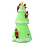 vidaXL Arbre de Noël gonflable avec LED 500 cm