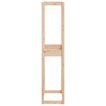 vidaXL Porte-pneus 63x40x180 cm Bois de pin massif