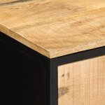 vidaXL Cabinet de chevet 40x35x50 cm Bois massif Mangue brut