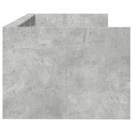 vidaXL Lit de jour et tiroirs gris béton 90x190 cm bois d'ingénierie