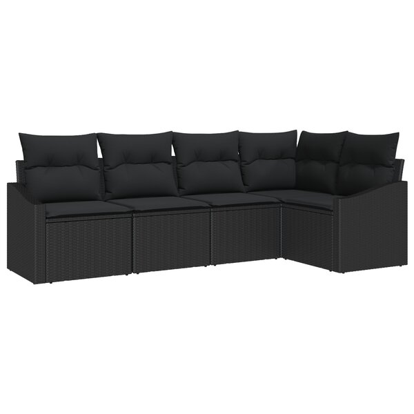 vidaXL Ensemble de Canapé de Jardin en 5 Pièces Avec Coussins