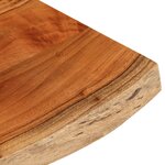 vidaXL Dessus de table 90x40x3 8 cm rectangulaire bois massif acacia