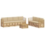vidaXL Ensembles de canapés 8 pc