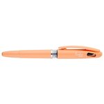 Feutre plume tradio trj97 encre noire corps pastel orange pentel