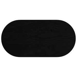vidaXL Dessus de table 100x50x2 cm bois de chêne massif ovale