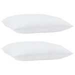 vidaXL Oreiller Blanc Polyester