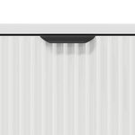 vidaXL Cabinet de salle de bain avec tiroir Blanc 39.5 x 36 x 88 cm