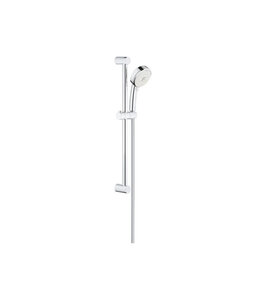 Grohe ensemble de douche 3 jets tempesta cosmopolitan 100 27579002 - barre de douche 60 cm -limiteur de débit -anti-calcaire -c