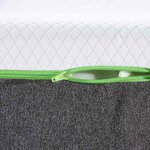 vidaXL Matelas Blanc et Gris 90 x 190 cm Ressort ensaché
