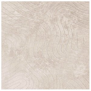 vidaXL Tapis de surface Carré PALMERAS Beige 120 x 120 cm Polyester