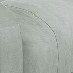 vidaXL Fauteuil de massage gris clair velours