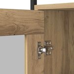 vidaXL Buffet Chêne artisanal 100 x 35 x 80 cm Bois d'ingénierie