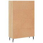 vidaXL Buffet haut chêne sonoma 69 5x31x115 cm bois d'ingénierie