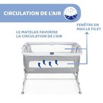 Berceau cododo dès la naissance  hauteur réglable  matelas inclus