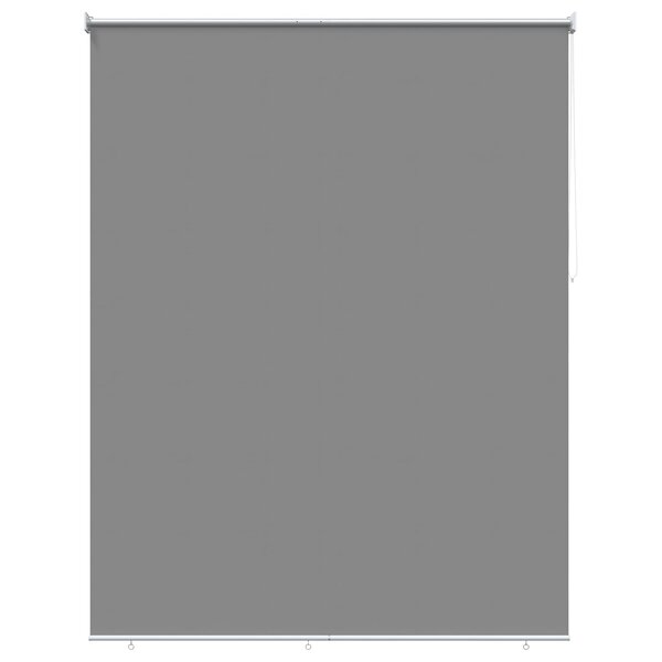 vidaXL Store roulant extérieur protection UV Gris clair Polyester