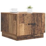 vidaXL Table basse Bois ancien 49 x 50 x 37 cm Bois d'ingénierie