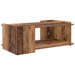 vidaXL Table basse Bois ancien 90 x 50 x 33 cm Bois d'ingénierie