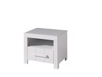 ERIK lit simple + sommier + chevet