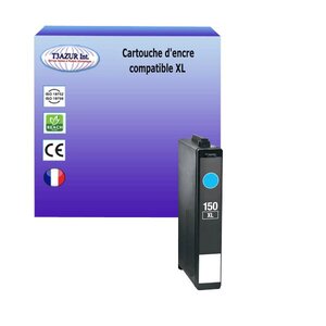 Cartouche compatible avec Lexmark 150XL (14N1615E) pour Lexmark Pro 715, 915, S315, S415, S515 -Cyan