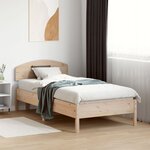 vidaXL Tête de lit 90 cm bois massif de pin
