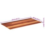 vidaXL Dessus de table bois massif d'acacia 15-16 mm 60x120 cm