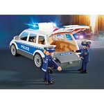 PLAYMOBIL 6873 - Voiture de policiers avec gyrophare et sirène