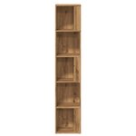 vidaXL Armoire d'angle chêne artisanal 33x33x165 cm bois d'ingénierie