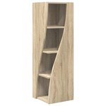 vidaXL Meuble d'angle Blanc 32x32x102cm Bois d'ingénierie