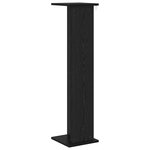 vidaXL Support de Plante Chêne noir 25 x 25 5 x 100 5 cm