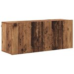 vidaXL Unité murale de TV 5 Pièces Bois Ancien Bois d'ingénierie
