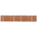 vidaXL Rouleaux de bordure 2 Pièces 120 cm bois de pin imprégné