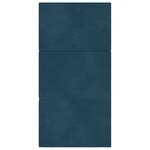 vidaXL Canapé-lit pliable 100 x 67 x 45 cm Bleu