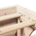 vidaXL Lit 120x190 cm en bois de pin massif