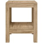 vidaXL Table d'appoint de salle de bain 45x35x45cm bois de teck solide