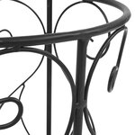 vidaXL Porte-parapluie Style vintage Métal 26 x 46 cm Noir