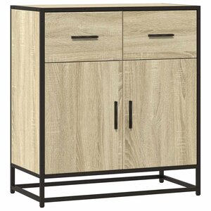 vidaXL Buffet chêne sonoma 68x35x76 cm bois d'ingénierie