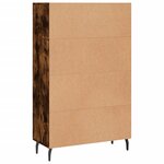 vidaXL Buffet haut chêne fumé 69 5x31x115 cm bois d'ingénierie