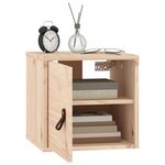 vidaXL Armoire murale 31 5x30x30 cm Bois de pin massif