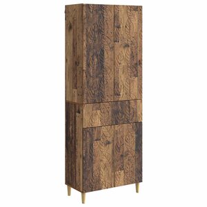 vidaXL Ensemble de Meubles 2 Pièces Bois ancien Bois d'ingénierie