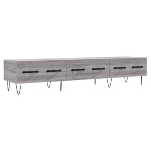 vidaXL Meuble TV sonoma gris 150x36x30 cm bois d'ingénierie