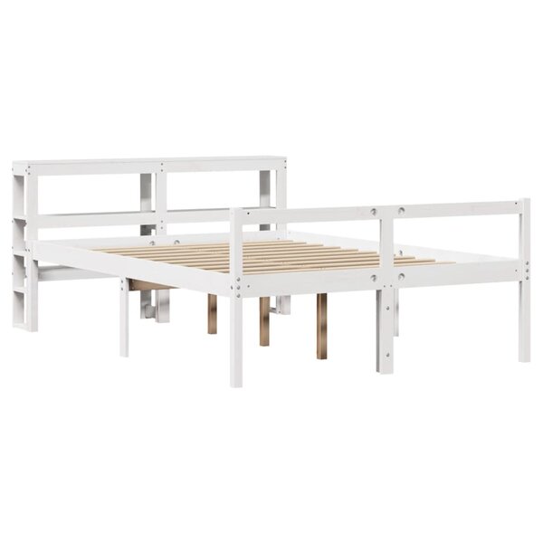 vidaXL Lit pour personne âgée et tête de lit 150x200cm bois pin massif
