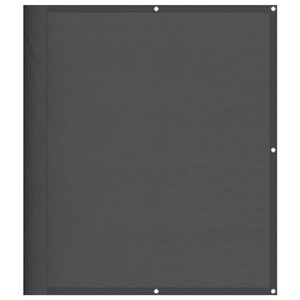 vidaXL Écran de balcon anthracite 120x1000 cm 100  polyester oxford