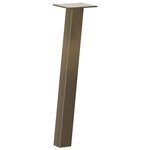 vidaXL Pieds de table basse 4 pièces Acier naturel 30 cm Acier