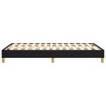vidaXL Cadre de lit sans matelas noir 120x200 cm tissu
