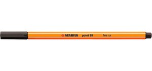 Stylo-Feutre POINT 88 Pointe Fine 0 4 mm terre d'ombre STABILO