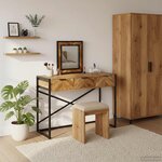 vidaXL Table de Toilette Marron 100 x 40 x 120 cm Bois d'acacia massif
